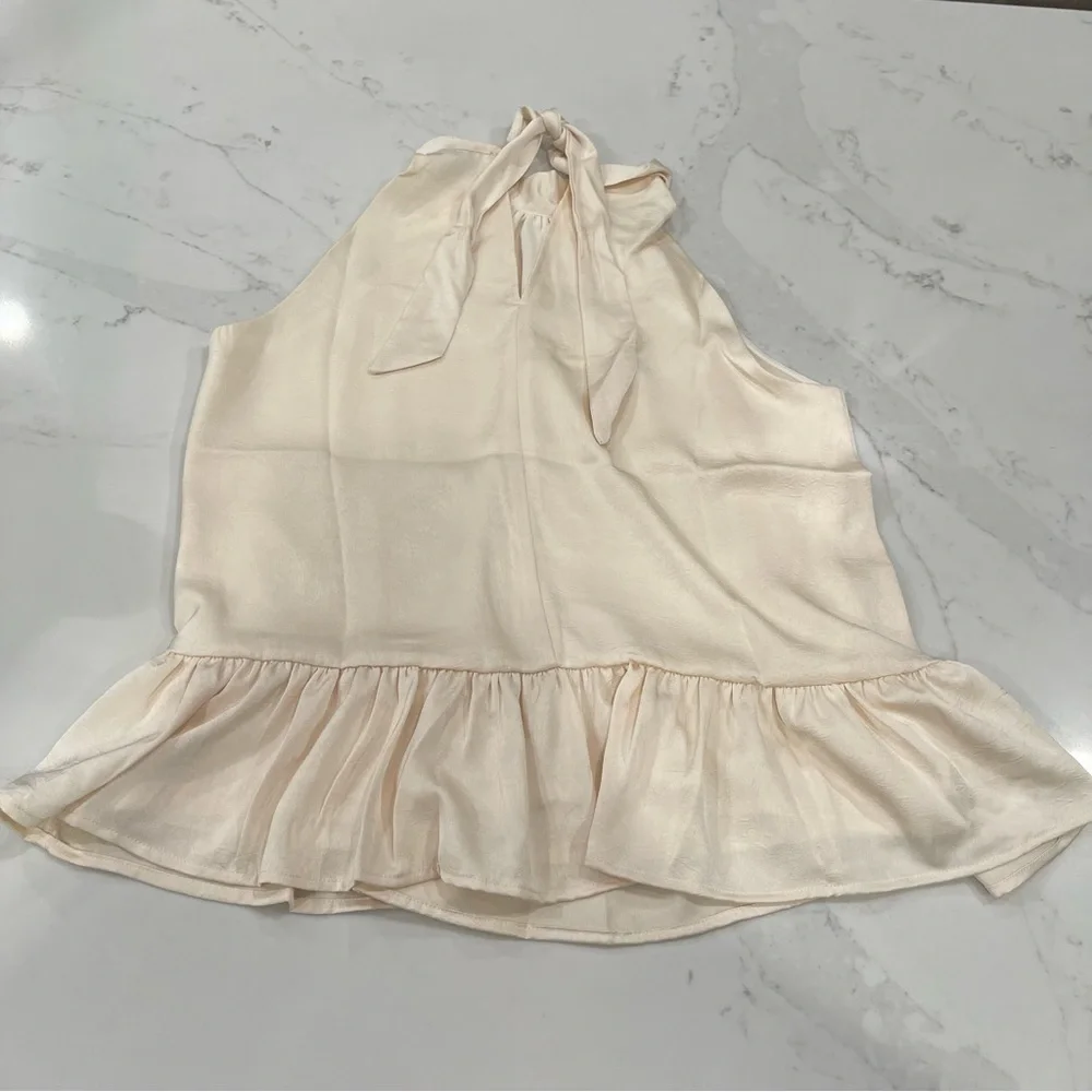 NWT Strut & Bolt for Vici cream halter top with tie - Picture 16 of 16